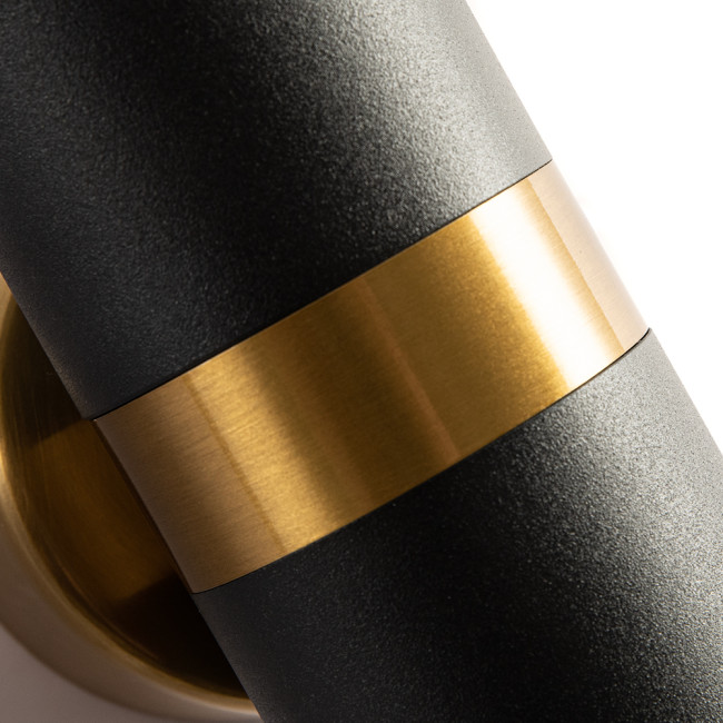 Настенный светильник Arte Lamp Ran A3143AP-2BK Настенный светильник Arte Lamp Ran A3143AP-2BK