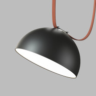 Трековый однофазный светильник Denkirs Belty Flow DK5562-BK