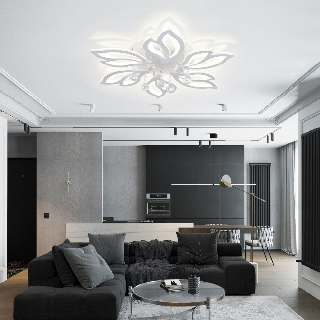 Потолочная светодиодная люстра Natali Kovaltseva Sand LED LAMPS 81241 Потолочная светодиодная люстра Natali Kovaltseva Sand LED LAMPS 81241