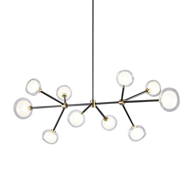 Подвесной светильник Delight Collection Nabila 10101P/10 black/gold Подвесной светильник Delight Collection Nabila 10101P/10 black/gold