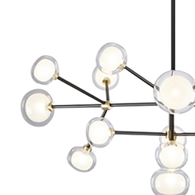 Подвесной светильник Delight Collection Nabila 10101P/10 black/gold Подвесной светильник Delight Collection Nabila 10101P/10 black/gold