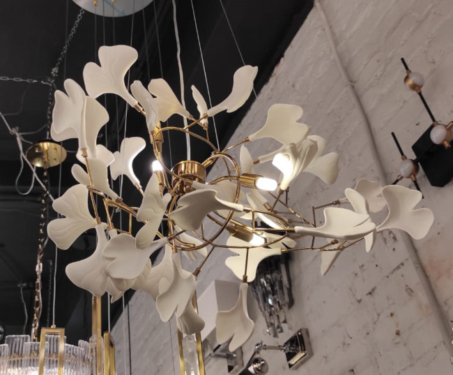 Подвесная люстра Delight Collection 10881P/L600 gold/white