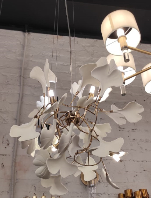 Подвесная люстра Delight Collection 10881P/L600 gold/white