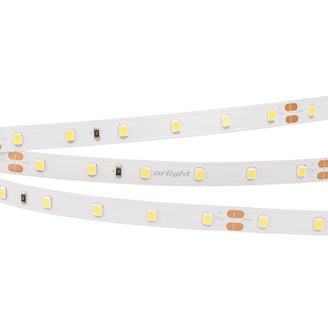 Светодиодная лента Arlight RT-A60-8mm 24V Cool 8K (4.8 W/m, IP20, 2835, 5m) 016147(2)