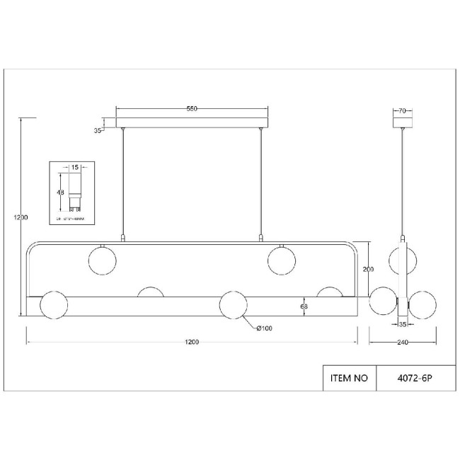Подвесная люстра Favourite Fitirum 4072-6P Подвесная люстра Favourite Fitirum 4072-6P