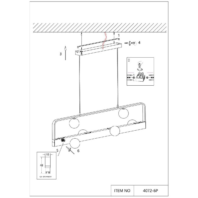 Подвесная люстра Favourite Fitirum 4072-6P Подвесная люстра Favourite Fitirum 4072-6P