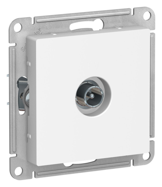 Розетка TV оконечная 1DB Systeme Electric AtlasDesign Лотос ATN001391 Розетка TV оконечная 1DB Systeme Electric AtlasDesign Лотос ATN001391
