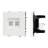 Механизм сдвоенной компьютерной розетки Arlight SCT-NOBE-MPC2-SFPL-WH (RJ-45, CAT6) 054312 Механизм сдвоенной компьютерной розетки Arlight SCT-NOBE-MPC2-SFPL-WH (RJ-45, CAT6) 054312
