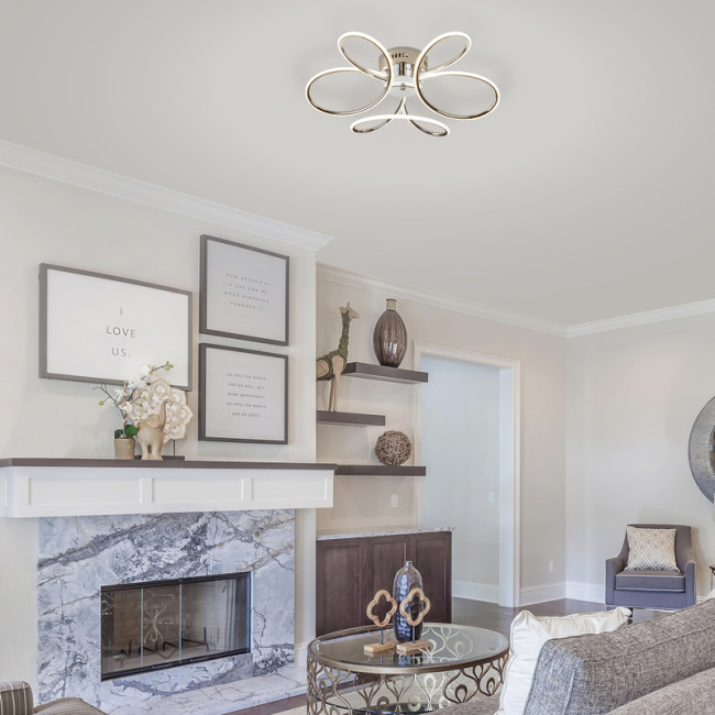 Потолочный светодиодный светильник Eurosvet Lozanna 90083/3 хром Потолочный светодиодный светильник Eurosvet Lozanna 90083/3 хром