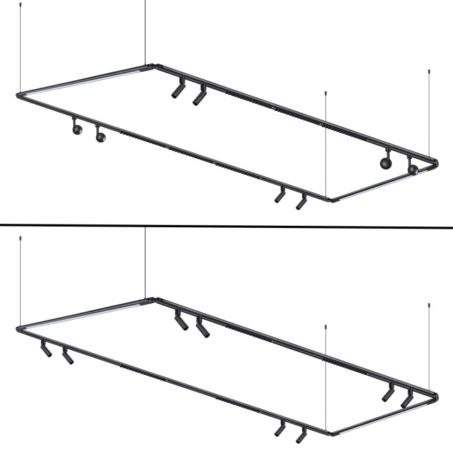 Подвес с соединителем гибким угловым «L» (длина троса  -  2м) Novotech Konst Glat 359390