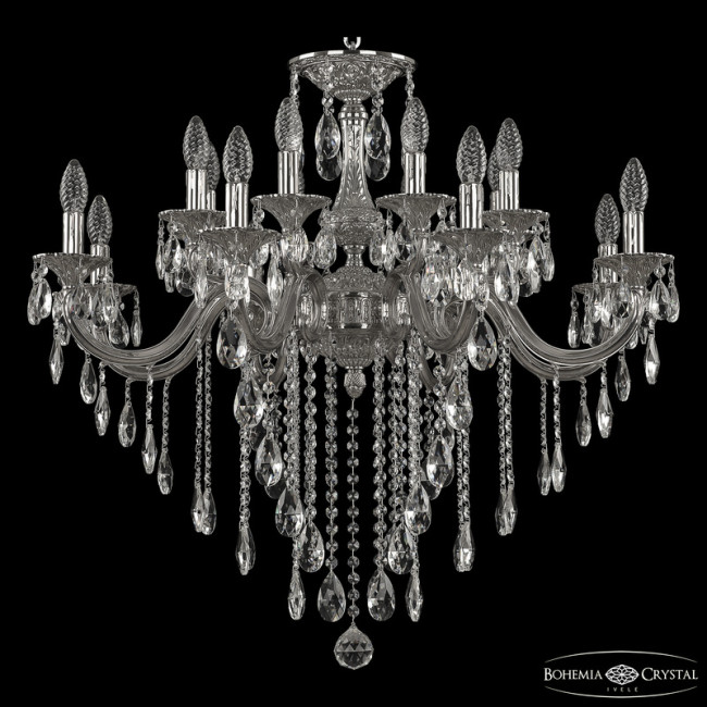 Подвесная люстра Bohemia Ivele Crystal Verona 72118/16/285 B Ni