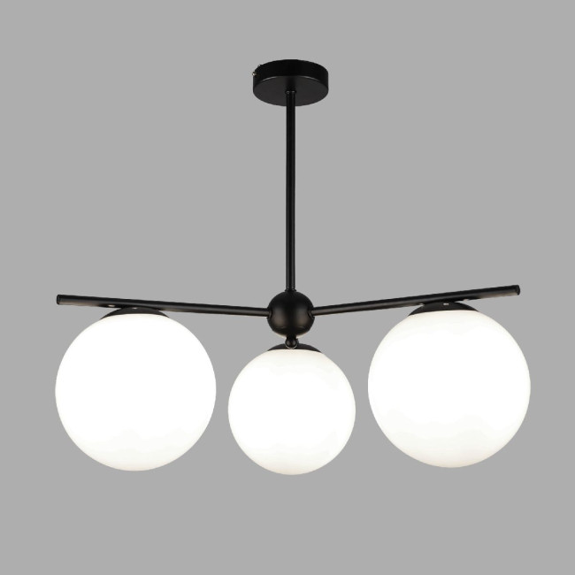 Люстра на штанге Eurosvet Marbella 60147/3 черный a063854 Люстра на штанге Eurosvet Marbella 60147/3 черный a063854