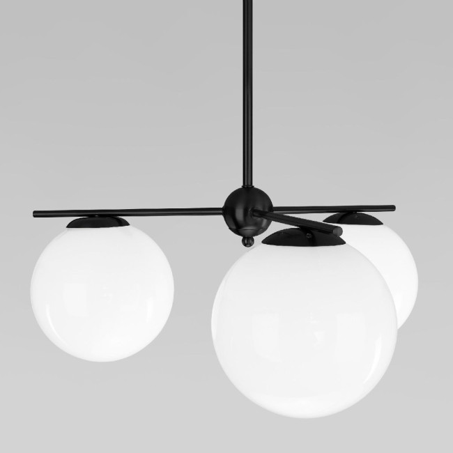 Люстра на штанге Eurosvet Marbella 60147/3 черный a063854 Люстра на штанге Eurosvet Marbella 60147/3 черный a063854