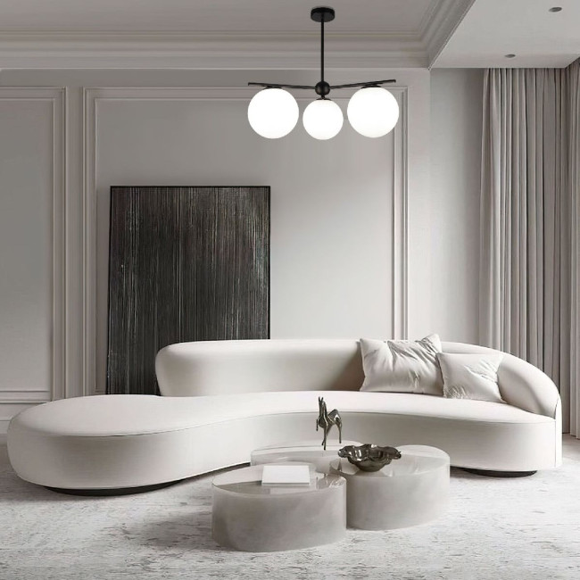 Люстра на штанге Eurosvet Marbella 60147/3 черный a063854 Люстра на штанге Eurosvet Marbella 60147/3 черный a063854