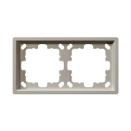 Рамка серия FD 2-постовая, цвет Сахара Jasmart FD1002SH