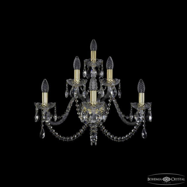 Бра Bohemia Ivele Crystal 1402B/3+2+1/240 G Бра Bohemia Ivele Crystal 1402B/3+2+1/240 G