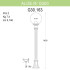 Уличный светильник Fumagalli Aloe R/G300 G30.163.000.WZE27 Уличный светильник Fumagalli Aloe R/G300 G30.163.000.WZE27