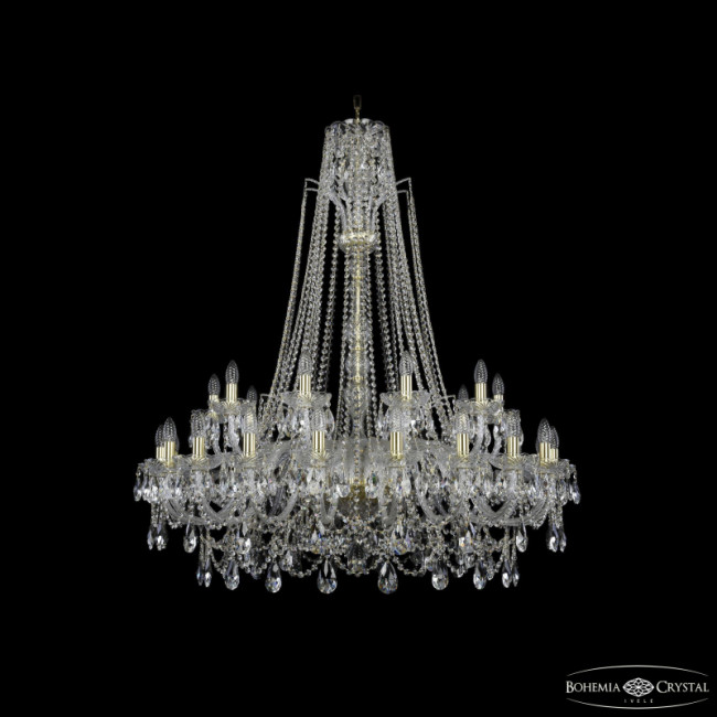 Подвесная люстра Bohemia Ivele Crystal 1411/20+10/400/XL-130 G