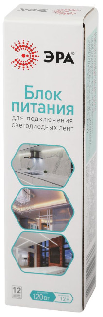 Блок питания Эра 120Вт DC12В 10A IP20 LP-LED-120W-IP20-12V-S Б0061124 Блок питания Эра 120Вт DC12В 10A IP20 LP-LED-120W-IP20-12V-S Б0061124