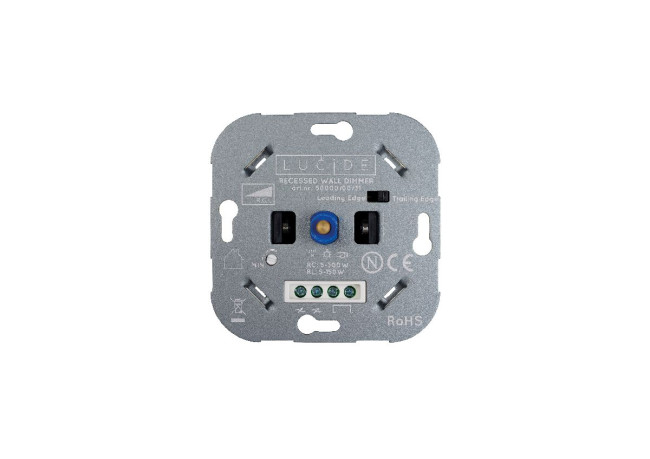 Диммер Lucide Recessed Wall Dimmer Nl 50000/00/31 Диммер Lucide Recessed Wall Dimmer Nl 50000/00/31