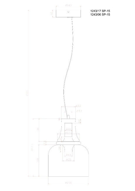 Подвесной светильник Divinare Volturn 1243/06 SP-15 Подвесной светильник Divinare Volturn 1243/06 SP-15