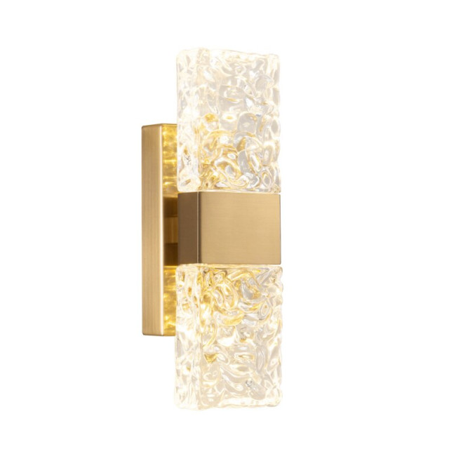 Настенный светильник DeLight Collection Wall lamp 88068W gold/clear Настенный светильник DeLight Collection Wall lamp 88068W gold/clear