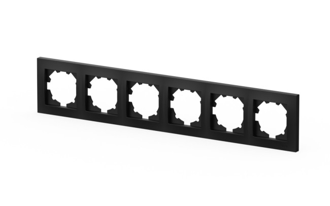 Рамка шестиместная ELBI Vega 510-014800-252 Рамка шестиместная ELBI Vega 510-014800-252