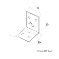 Угол монтажный Favourite Practica 2203-CL-003 Угол монтажный Favourite Practica 2203-CL-003