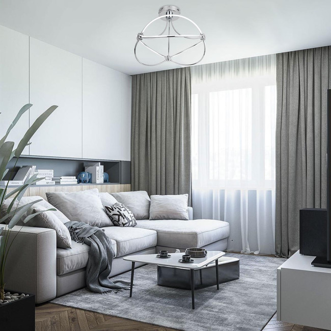 Потолочная люстра Eurosvet Petto 90246/6 хром Smart Потолочная люстра Eurosvet Petto 90246/6 хром Smart