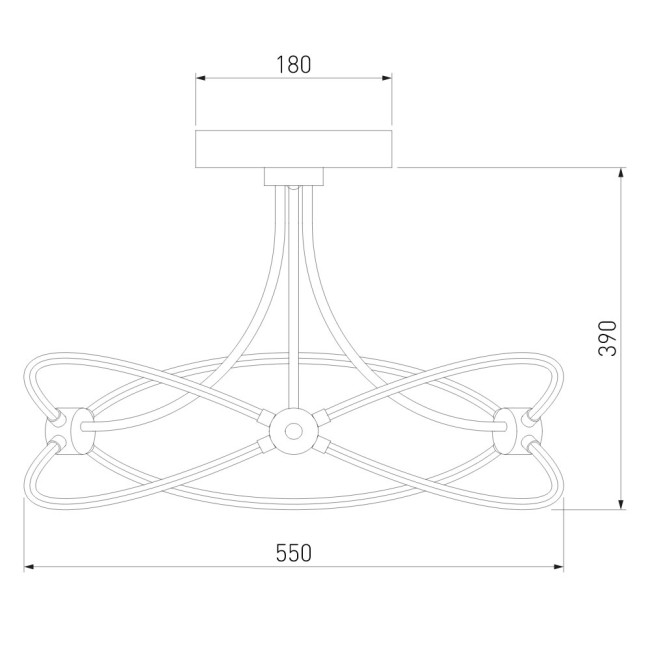 Потолочная люстра Eurosvet Petto 90246/6 хром Smart Потолочная люстра Eurosvet Petto 90246/6 хром Smart