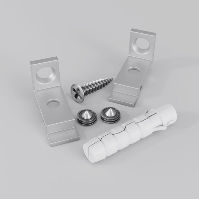 Комплект креплений для радиусного профиля с боковым свечением (2 шт.) Maytoni Led strip ALM-3535R-1MT Комплект креплений для радиусного профиля с боковым свечением (2 шт.) Maytoni Led strip ALM-3535R-1MT