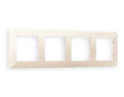 Рамка четырехместная Ambrella Volt Line AF110304