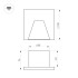 Светильник для ступеней Arlight LT-TIE-S100-3W Warm3000 (RD, 75x30 deg, 230V) (IP65 Бетон) 051052