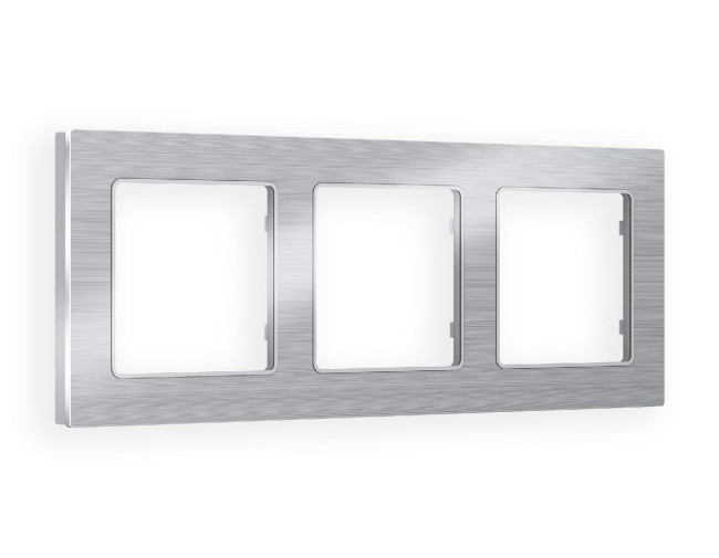 Рамка трехместная Ambrella Volt Platos AF550103 Рамка трехместная Ambrella Volt Platos AF550103