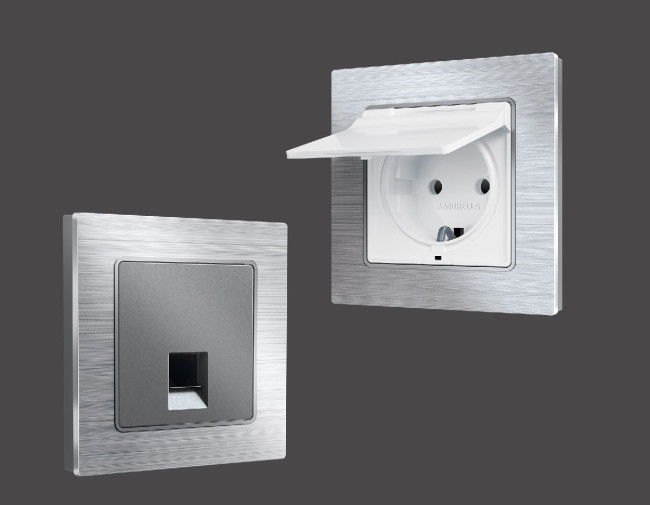 Рамка трехместная Ambrella Volt Platos AF550103 Рамка трехместная Ambrella Volt Platos AF550103