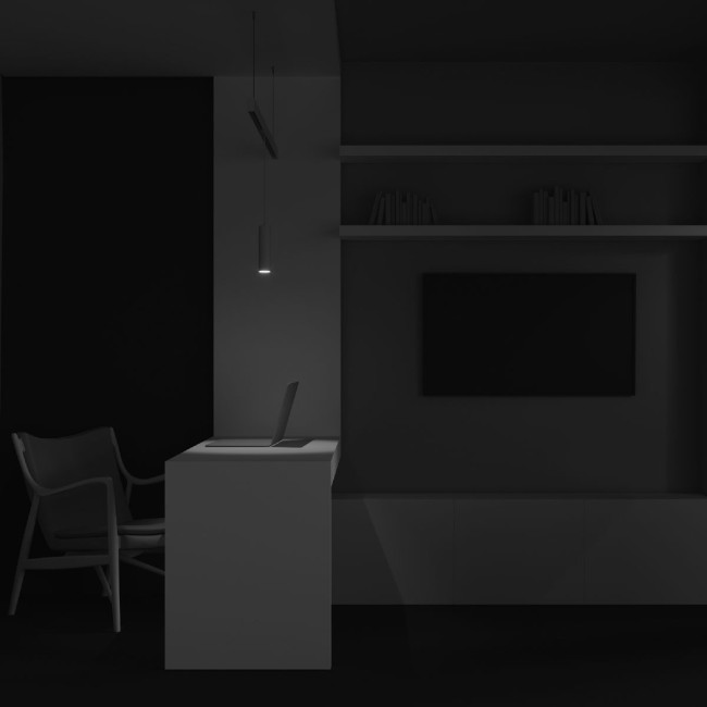 Трековый подвесной магнитный светильник Maytoni Focus LED TR041-2-12W3K-W