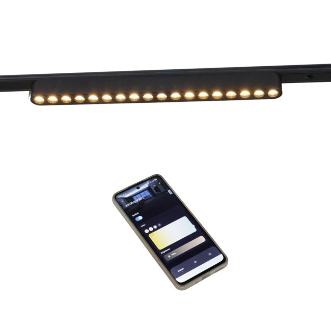 Трековый магнитный светильник (CCT+SMART) Reluce 13002-9.3-001UR magnetic LED16W BK CCT+SMART Трековый магнитный светильник (CCT+SMART) Reluce 13002-9.3-001UR magnetic LED16W BK CCT+SMART