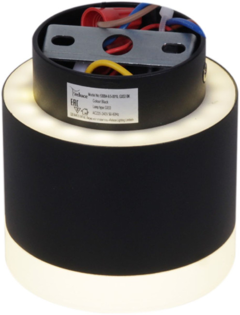 Накладной светильник Reluce 53004-9.5-001IL GX53+LED3W BK Накладной светильник Reluce 53004-9.5-001IL GX53+LED3W BK