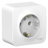Розетка с/з без шторок, 16А, 250В Systeme Electric Blanca наруж Бел BLNRA010101
