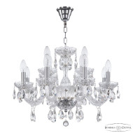 Подвесная люстра Bohemia Ivele Crystal 117/8+4/195 Ni Подвесная люстра Bohemia Ivele Crystal 117/8+4/195 Ni