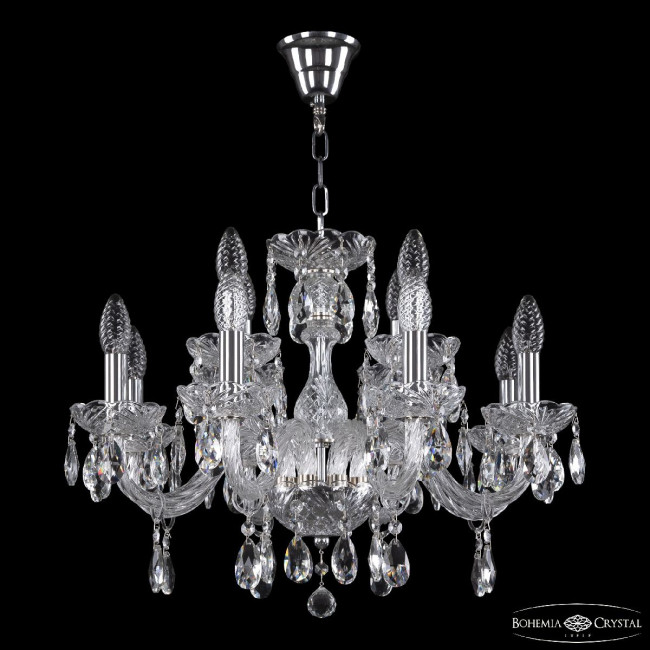 Подвесная люстра Bohemia Ivele Crystal 117/8+4/195 Ni