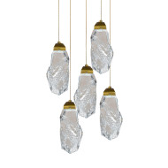 Подвесной светильник 111-5P gold