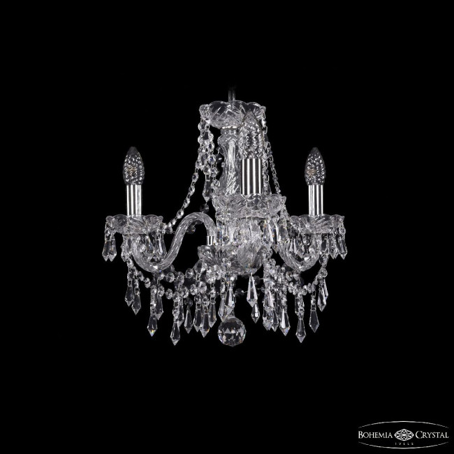 Подвесная люстра Bohemia Ivele Crystal 1403/3/141 Ni Подвесная люстра Bohemia Ivele Crystal 1403/3/141 Ni