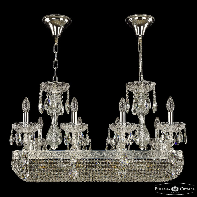 Подвесная люстра Bohemia Ivele Crystal 1452/8/195/800 Ni Подвесная люстра Bohemia Ivele Crystal 1452/8/195/800 Ni