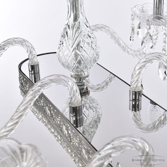 Подвесная люстра Bohemia Ivele Crystal 1452/8/195/800 Ni Подвесная люстра Bohemia Ivele Crystal 1452/8/195/800 Ni