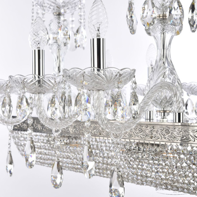Подвесная люстра Bohemia Ivele Crystal 1452/8/195/800 Ni Подвесная люстра Bohemia Ivele Crystal 1452/8/195/800 Ni