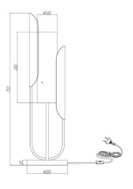 Настольная лампа Maytoni Сipresso Z014TL-01G Настольная лампа Maytoni Сipresso Z014TL-01G