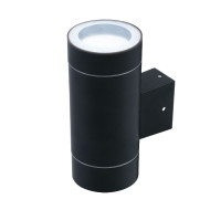 Уличный настенный светильник Uniel UUL-S92A 2х50W/GX53 IP65 BLACK UL-00009365