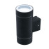 Уличный настенный светильник Uniel UUL-S92A 2х50W/GX53 IP65 BLACK UL-00009365