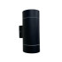 Уличный настенный светильник Uniel UUL-S92A 2х50W/GX53 IP65 BLACK UL-00009365